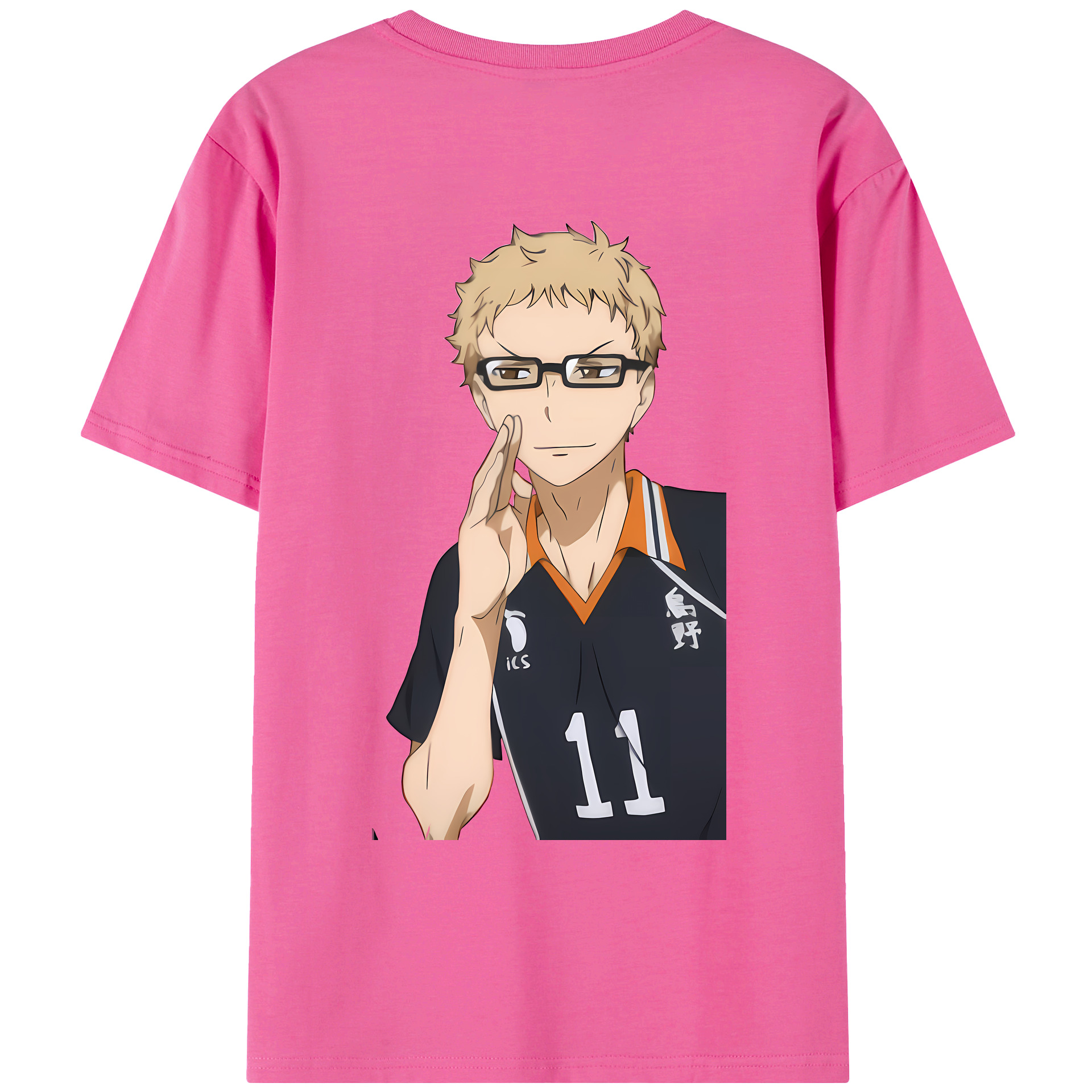 （画像用） ハイキュー!! Haikyu!! レディース半袖Tシャツ(バックプリント)